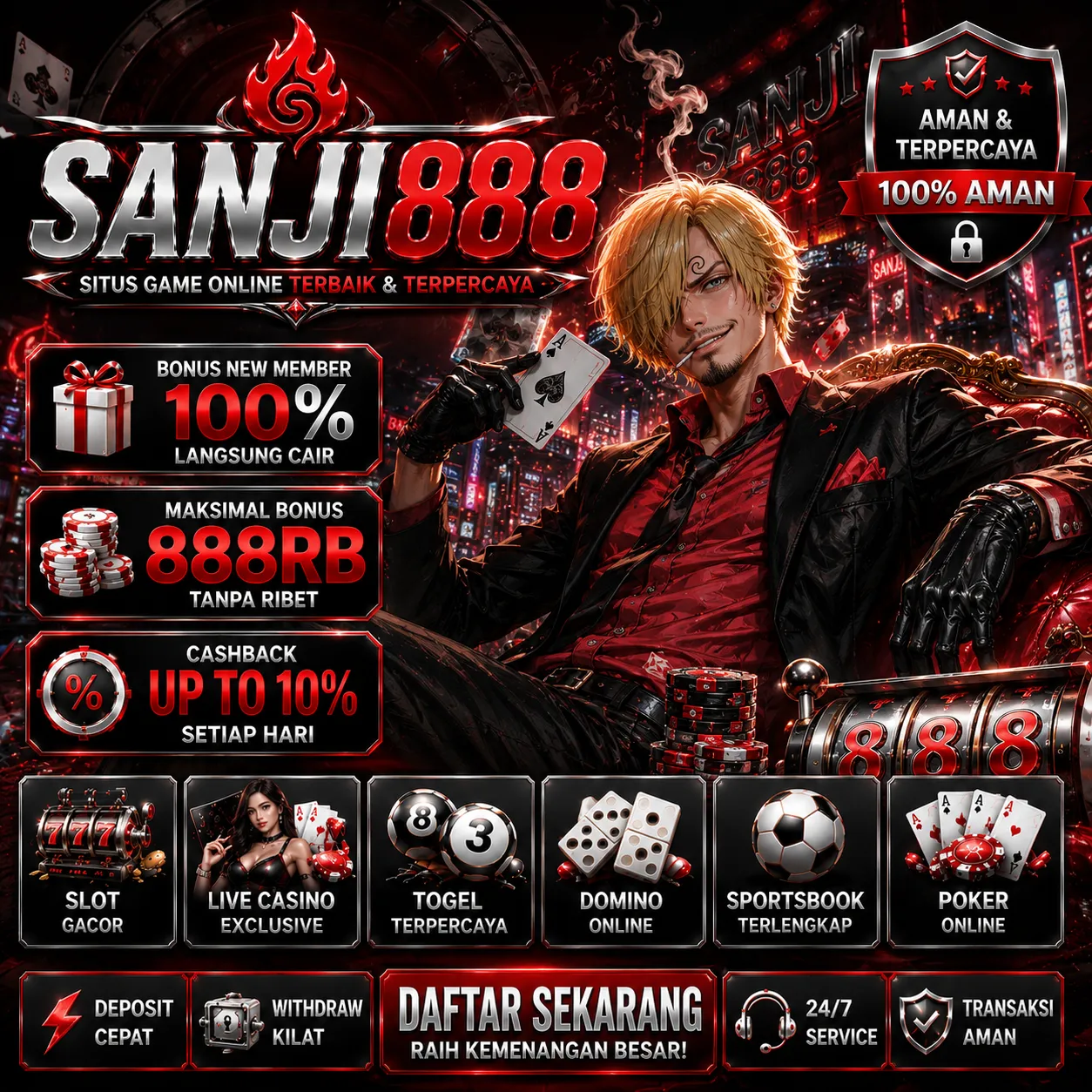 SANJI888Banner